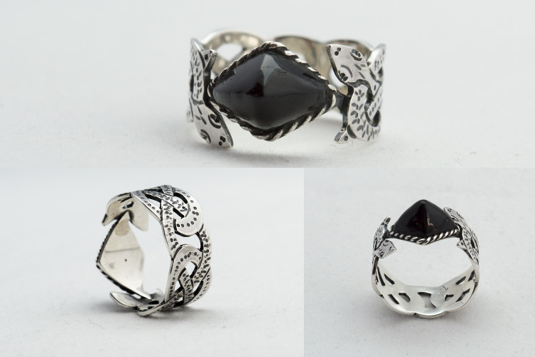 Anillo de las serpientes, Colección Celta, @kingahaudek @Kinga Haudek