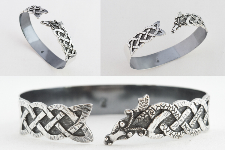 Brazalete Dragón, Colección Celta, @kingahaudek @Kinga Haudek