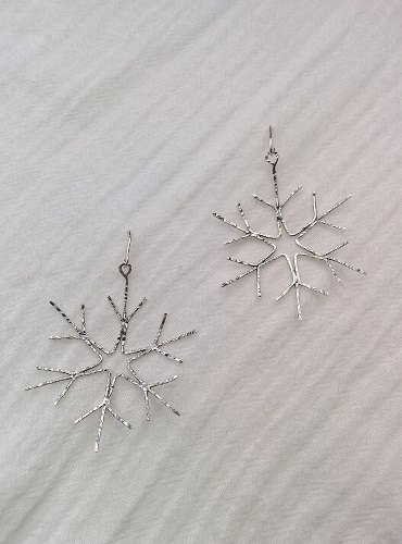 Pendiente Invierno 1,, Colección Invierno, @kingahaudek @Kinga Haudek