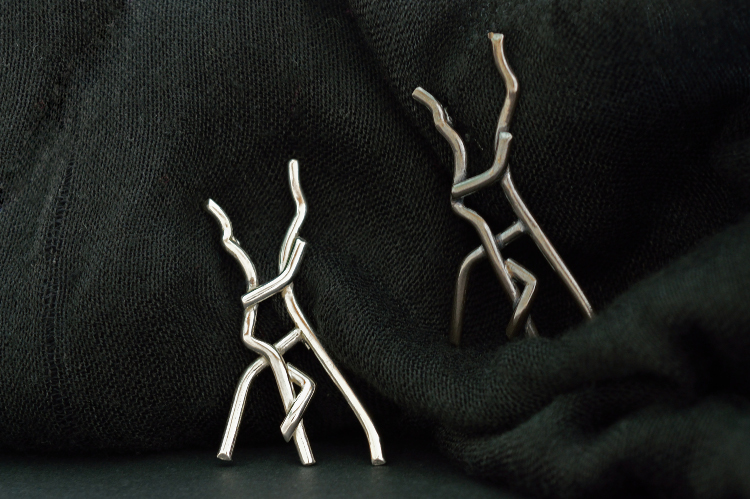 Broche Tango Apasionado, Colección Tango, @kingahaudek @Kinga Haudek