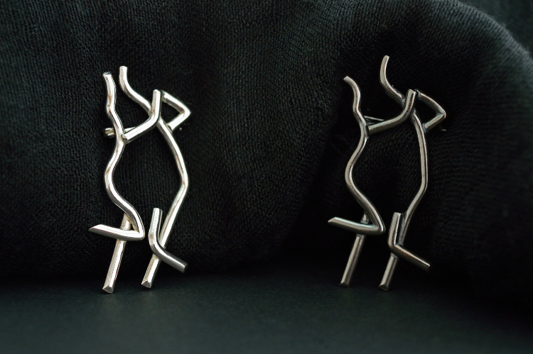 Broche Tango Milonguero, Colección Tango, @kingahaudek @Kinga Haudek
