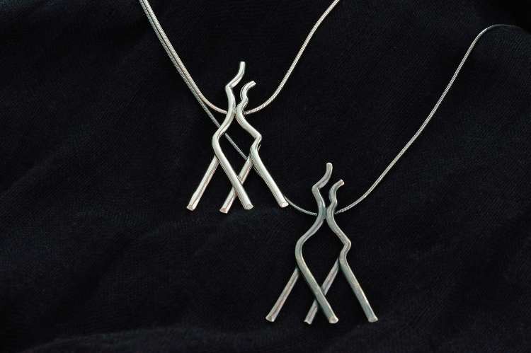 Collar Tango Equilibrado, Colección Tango, @kingahaudek @Kinga Haudek